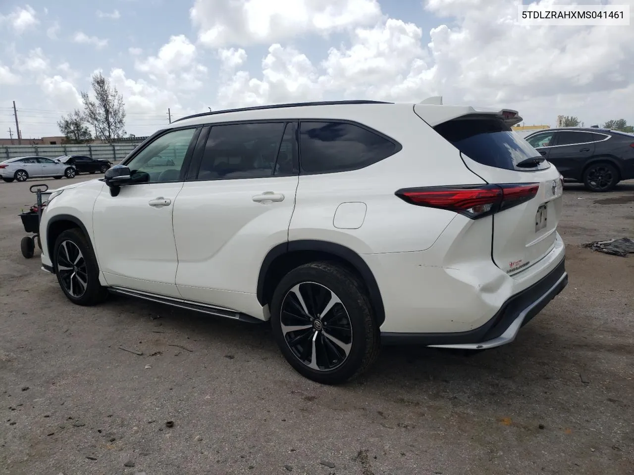 2021 Toyota Highlander Xse VIN: 5TDLZRAHXMS041461 Lot: 70210424