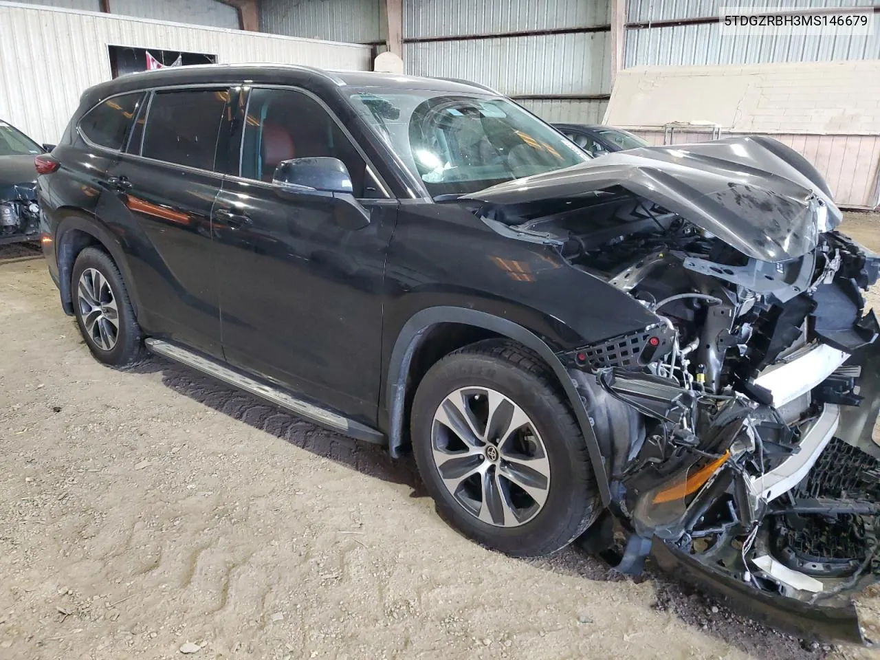 2021 Toyota Highlander Xle VIN: 5TDGZRBH3MS146679 Lot: 70210594