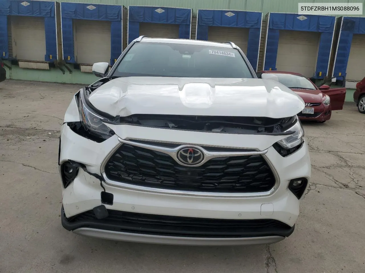 2021 Toyota Highlander Platinum VIN: 5TDFZRBH1MS088096 Lot: 70414634