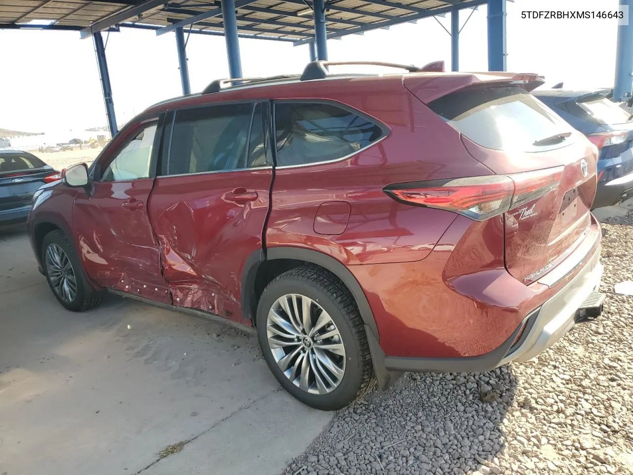 2021 Toyota Highlander Platinum VIN: 5TDFZRBHXMS146643 Lot: 70792864