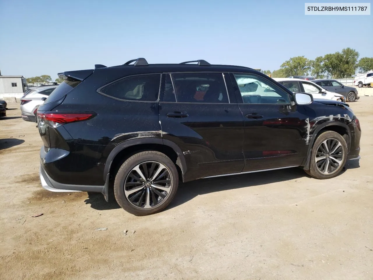 2021 Toyota Highlander Xse VIN: 5TDLZRBH9MS111787 Lot: 70836164