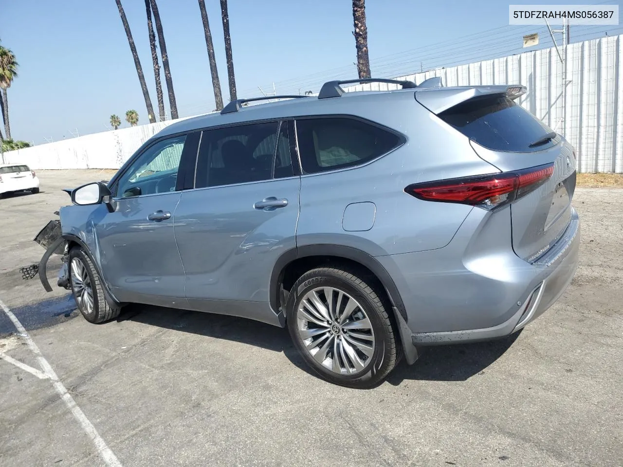 2021 Toyota Highlander Platinum VIN: 5TDFZRAH4MS056387 Lot: 70997234