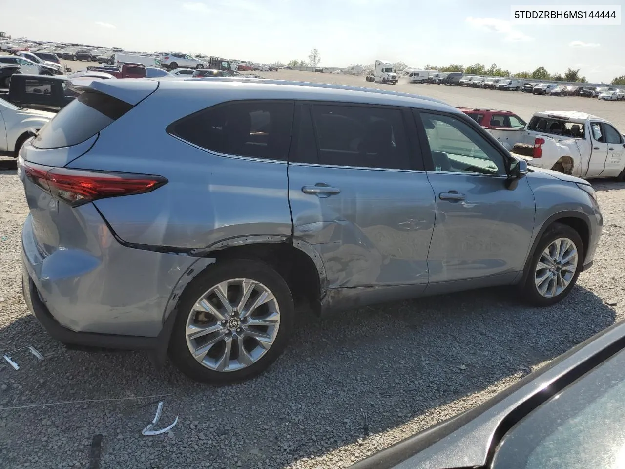 2021 Toyota Highlander Limited VIN: 5TDDZRBH6MS144444 Lot: 71206444