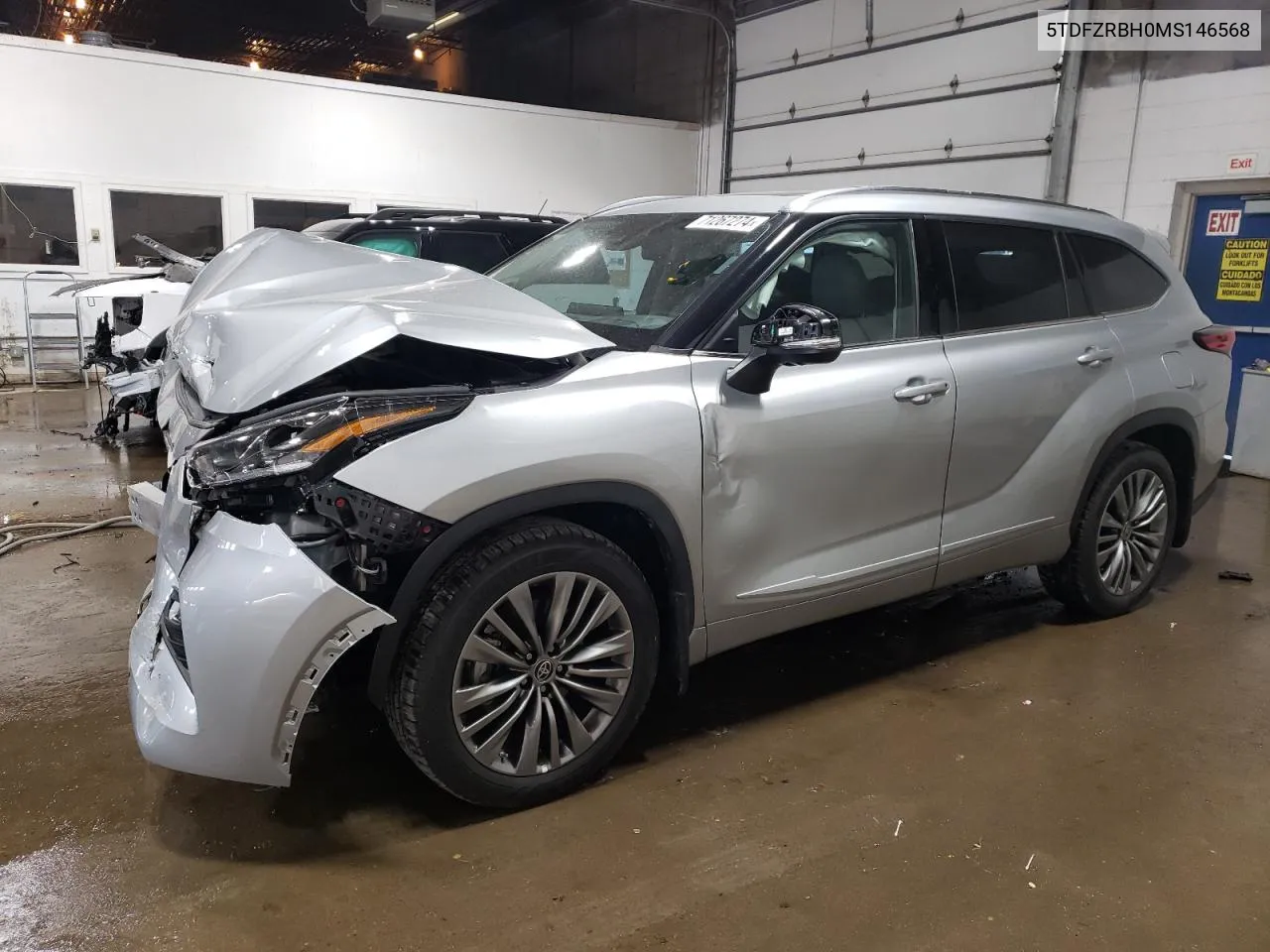 5TDFZRBH0MS146568 2021 Toyota Highlander Platinum