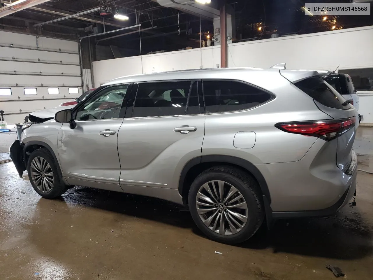 2021 Toyota Highlander Platinum VIN: 5TDFZRBH0MS146568 Lot: 71267274