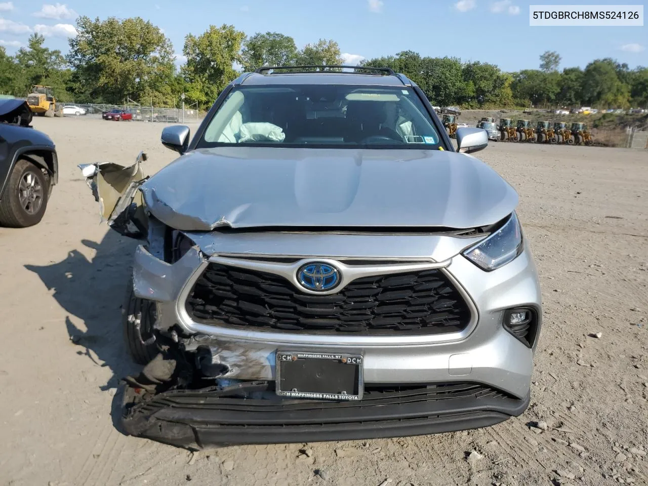 2021 Toyota Highlander Hybrid Xle VIN: 5TDGBRCH8MS524126 Lot: 71526234