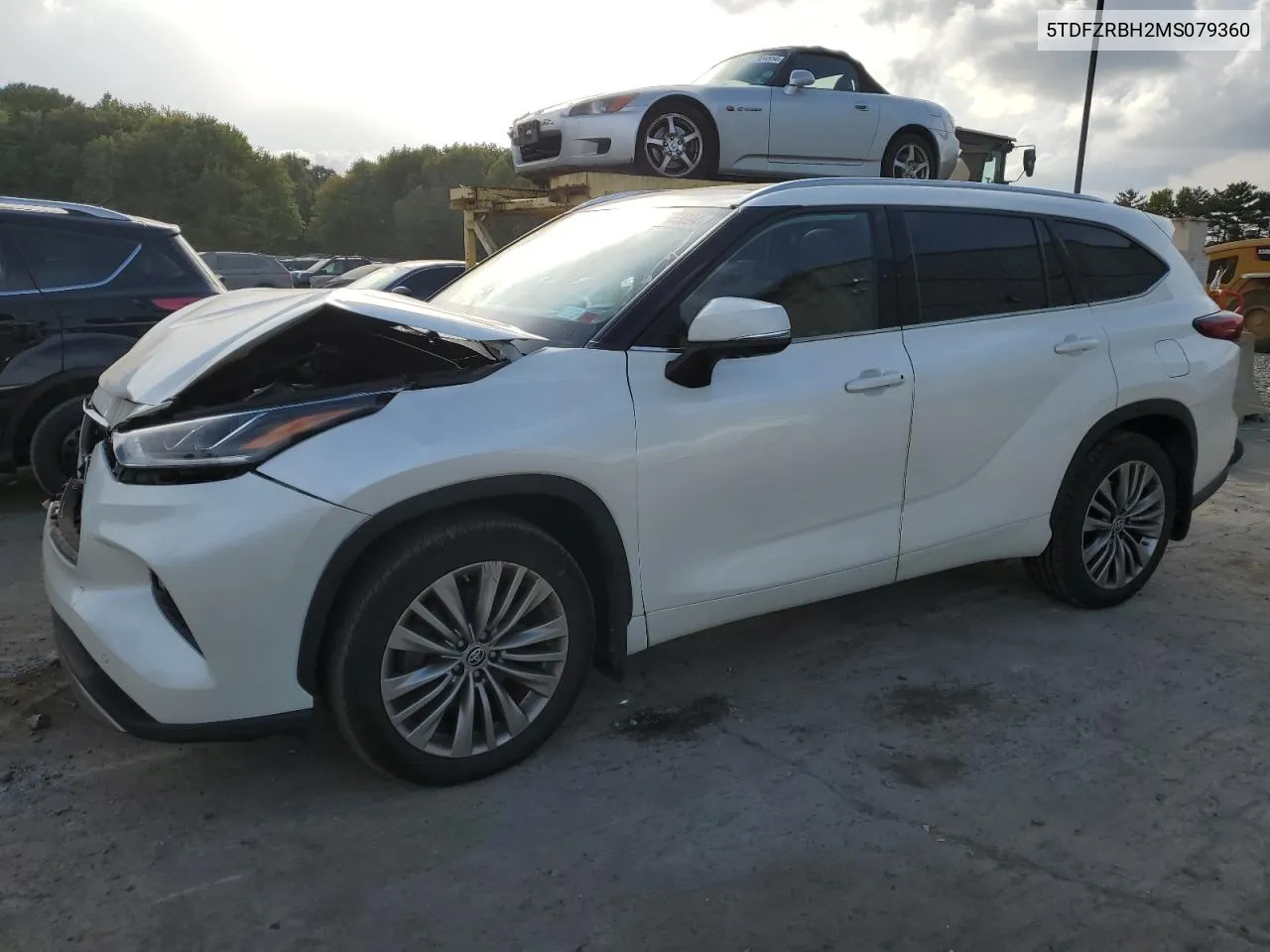 2021 Toyota Highlander Platinum VIN: 5TDFZRBH2MS079360 Lot: 71953094