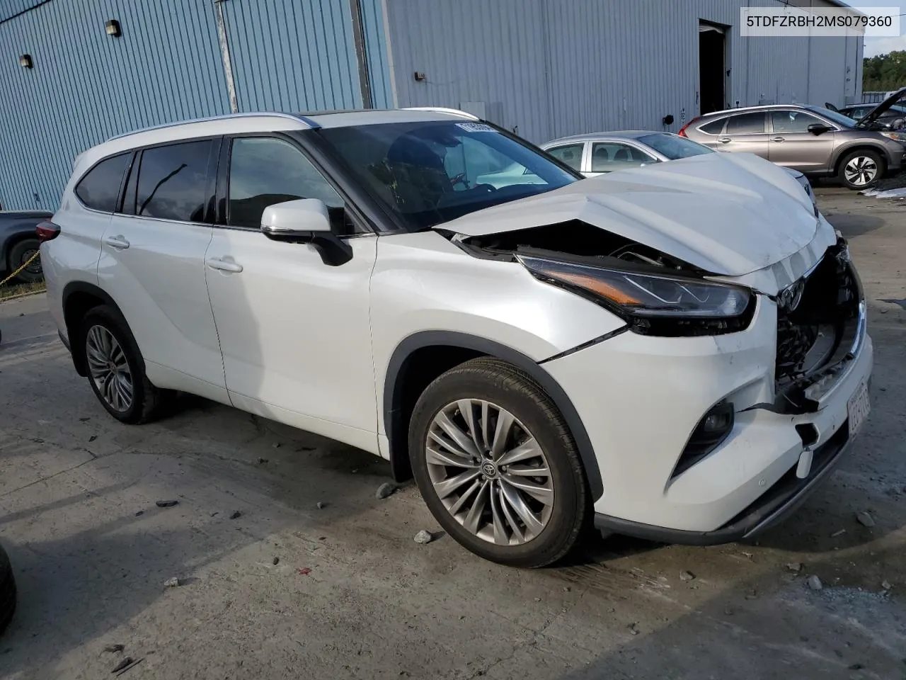 2021 Toyota Highlander Platinum VIN: 5TDFZRBH2MS079360 Lot: 71953094