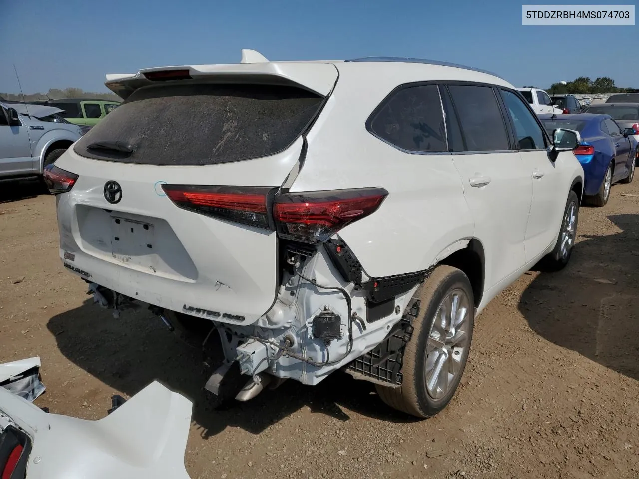 2021 Toyota Highlander Limited VIN: 5TDDZRBH4MS074703 Lot: 72144684