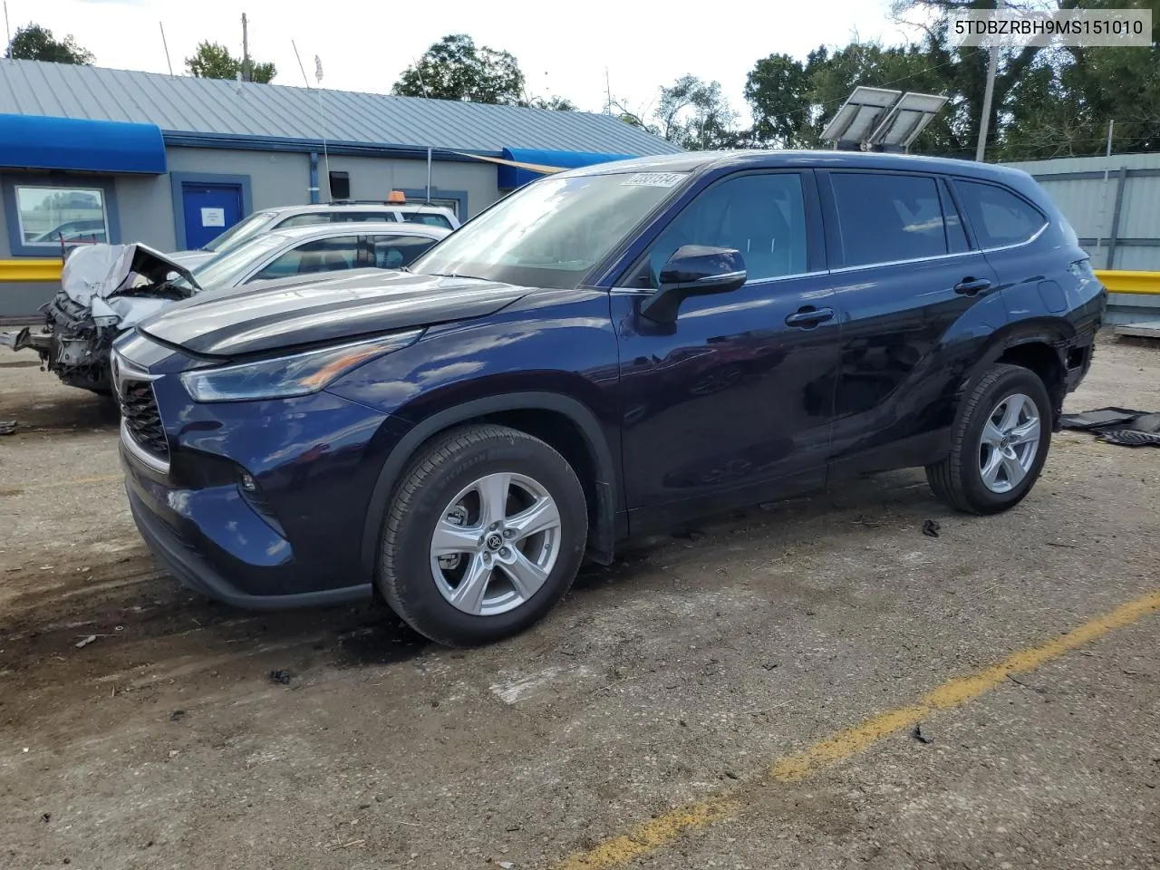 2021 Toyota Highlander L VIN: 5TDBZRBH9MS151010 Lot: 72331514