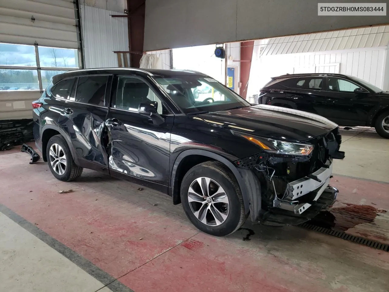 2021 Toyota Highlander Xle VIN: 5TDGZRBH0MS083444 Lot: 72491904