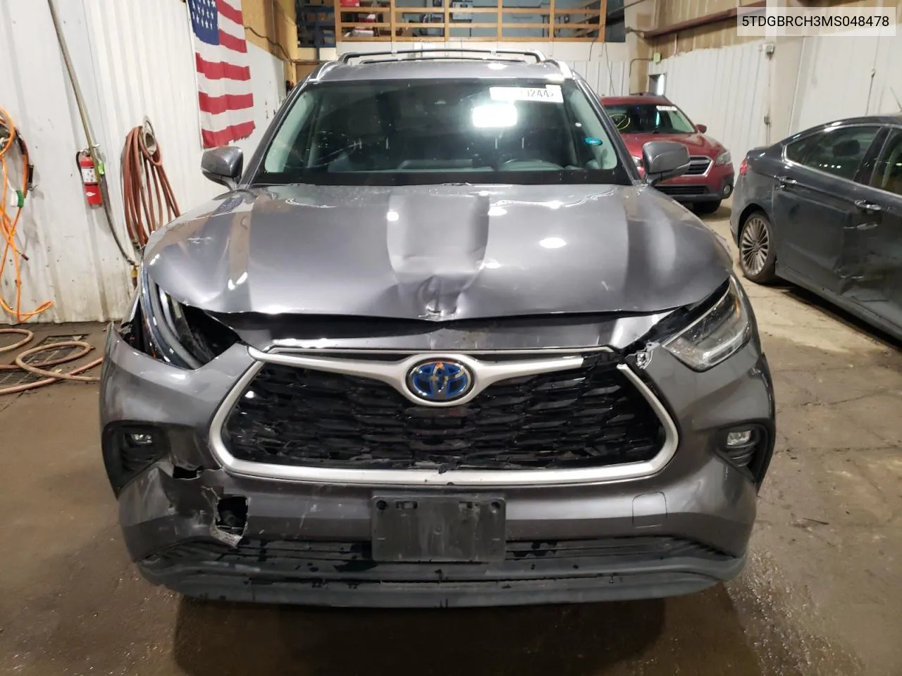 2021 Toyota Highlander Hybrid Xle VIN: 5TDGBRCH3MS048478 Lot: 72599244