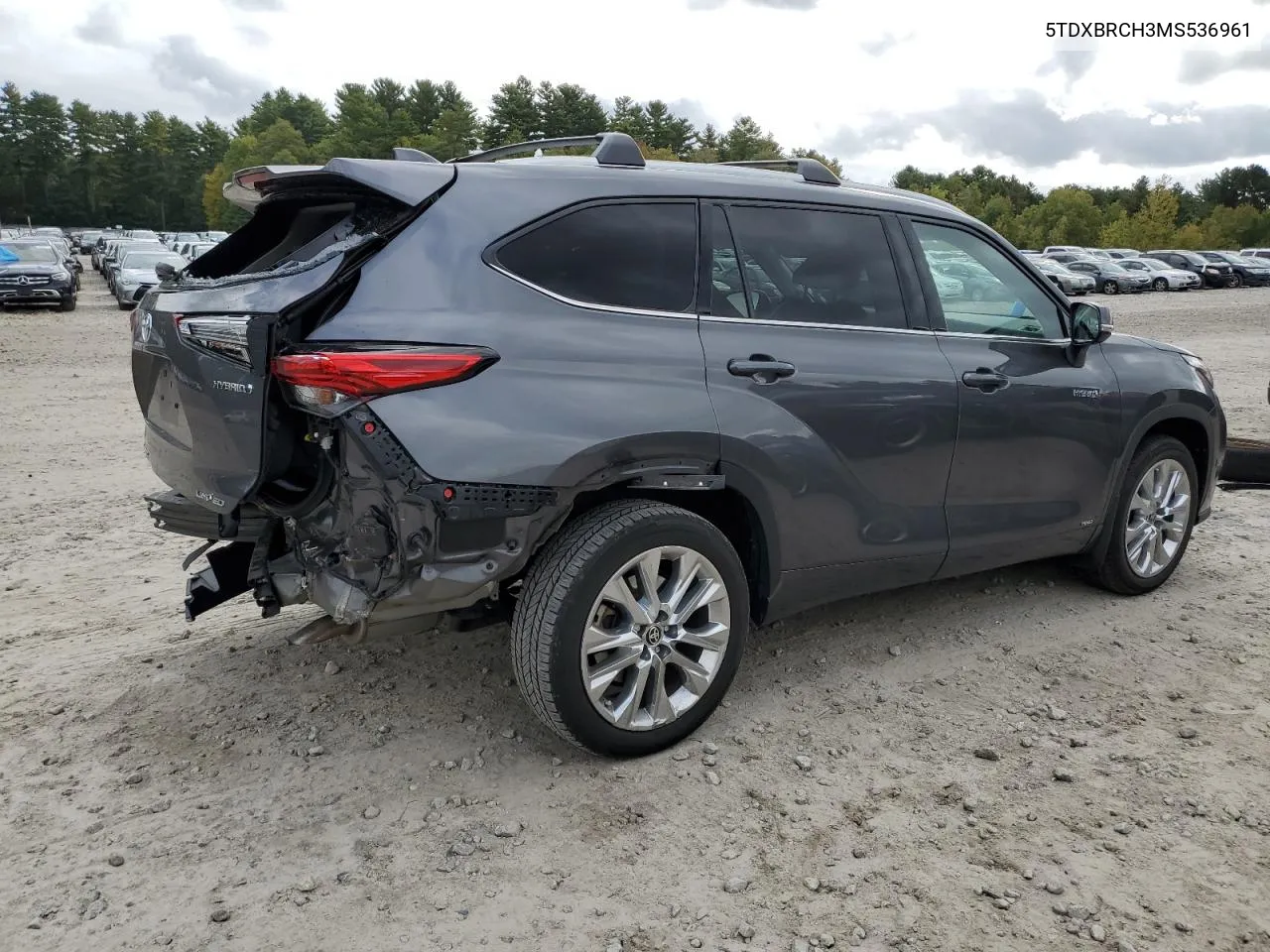 2021 Toyota Highlander Hybrid Limited VIN: 5TDXBRCH3MS536961 Lot: 72924644