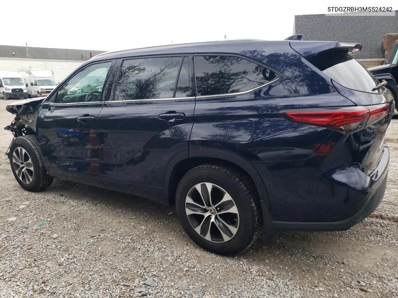 2021 Toyota Highlander Xle VIN: 5TDGZRBH3MS524242 Lot: 73363544