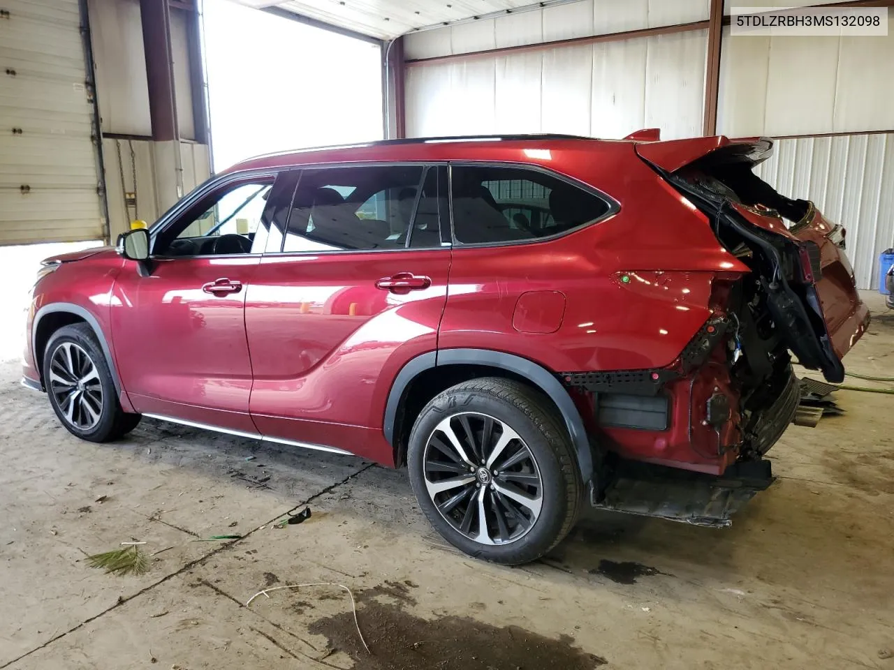 2021 Toyota Highlander Xse VIN: 5TDLZRBH3MS132098 Lot: 73514294