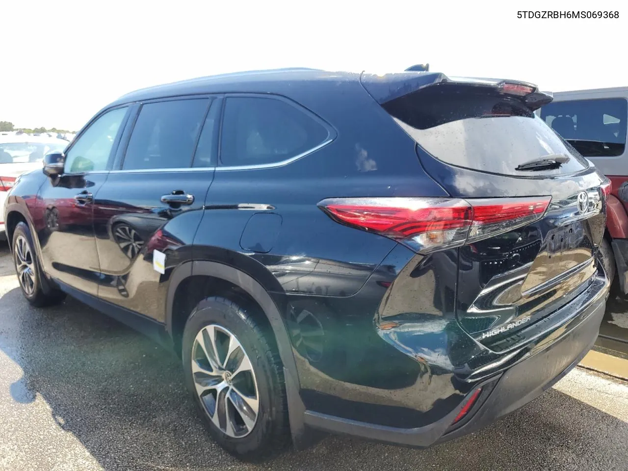 2021 Toyota Highlander Xle VIN: 5TDGZRBH6MS069368 Lot: 73719684