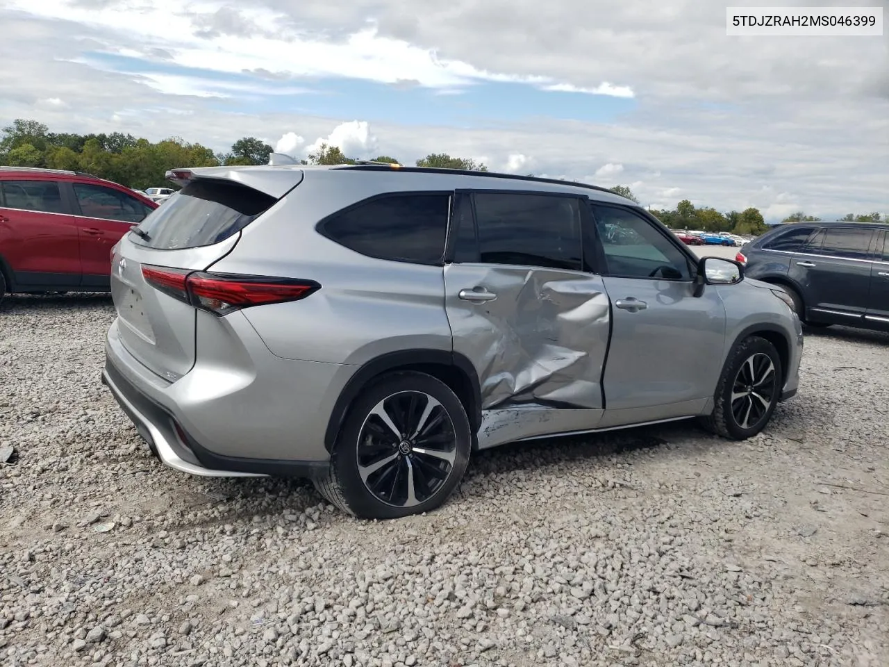 2021 Toyota Highlander Xse VIN: 5TDJZRAH2MS046399 Lot: 73805304