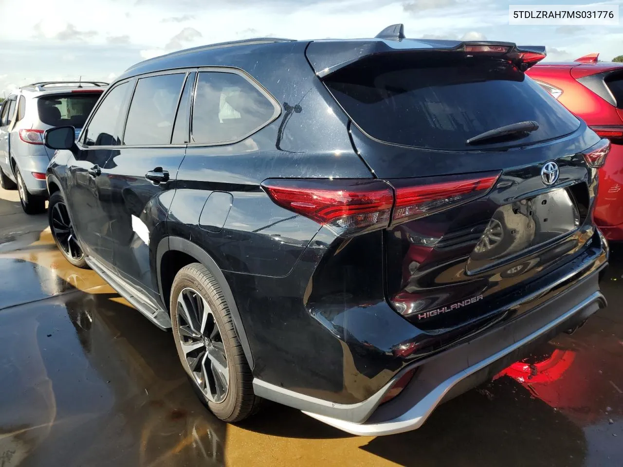 2021 Toyota Highlander Xse VIN: 5TDLZRAH7MS031776 Lot: 73840374