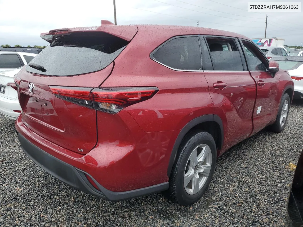 2021 Toyota Highlander L VIN: 5TDZZRAH7MS061063 Lot: 73868444