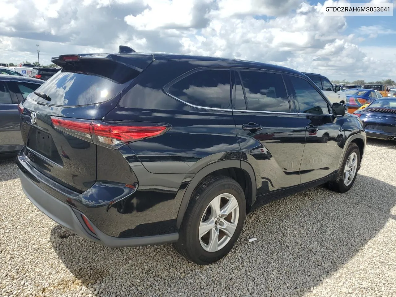 2021 Toyota Highlander L VIN: 5TDCZRAH6MS053641 Lot: 73947394