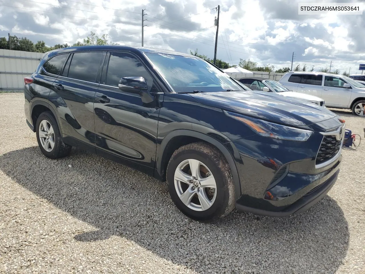 2021 Toyota Highlander L VIN: 5TDCZRAH6MS053641 Lot: 73947394