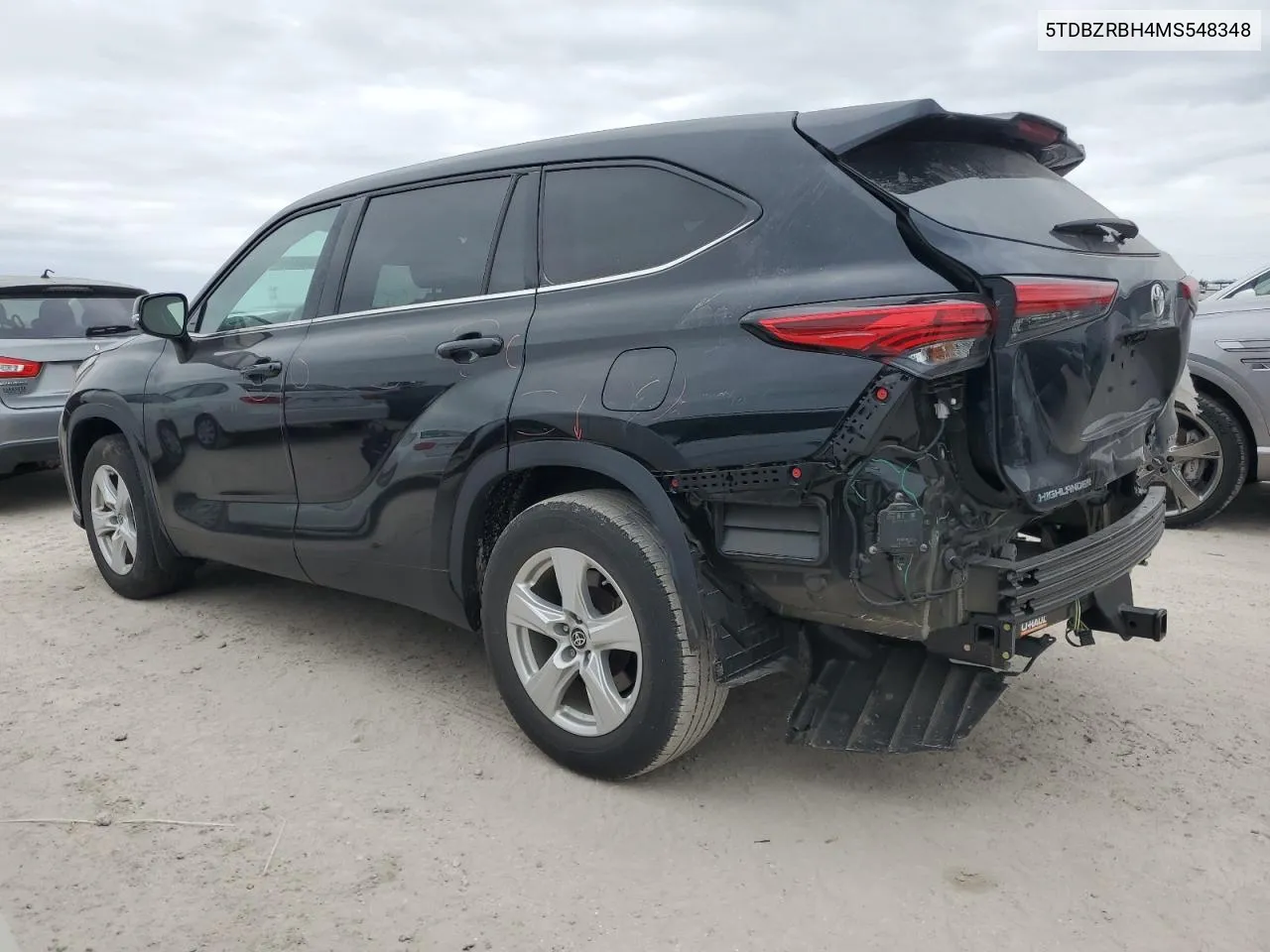 2021 Toyota Highlander L VIN: 5TDBZRBH4MS548348 Lot: 75254824