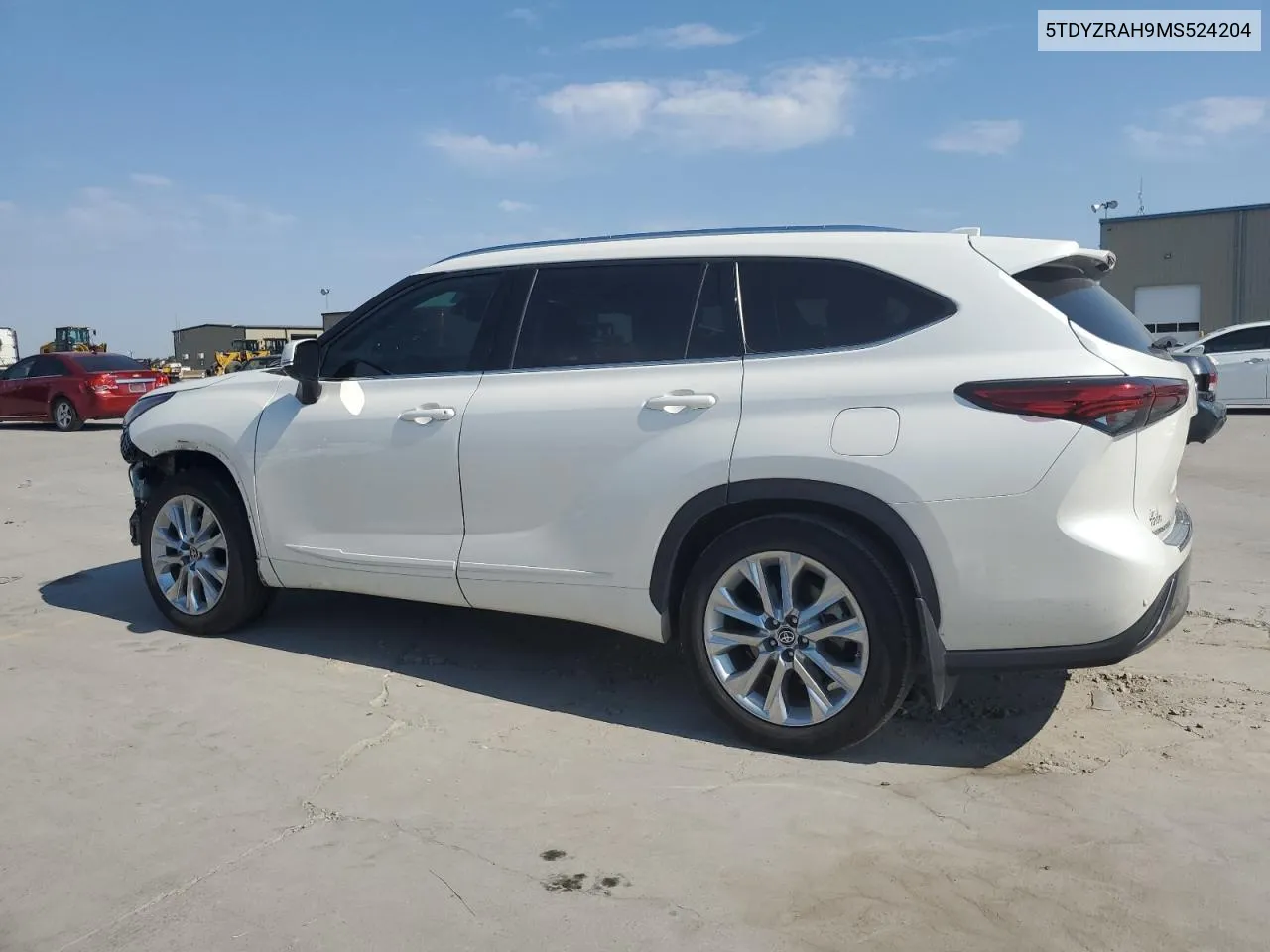 2021 Toyota Highlander Limited VIN: 5TDYZRAH9MS524204 Lot: 75408764