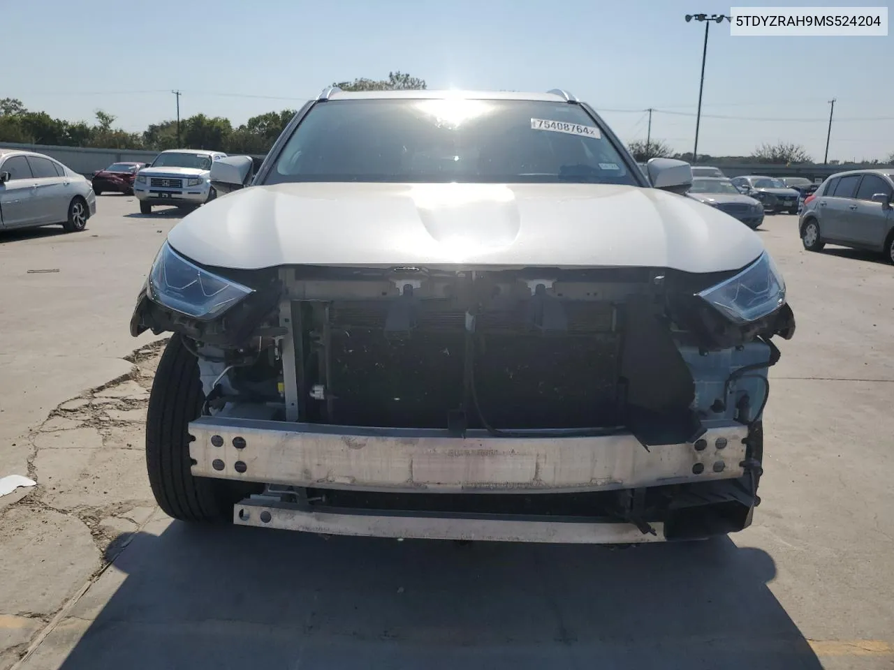 2021 Toyota Highlander Limited VIN: 5TDYZRAH9MS524204 Lot: 75408764