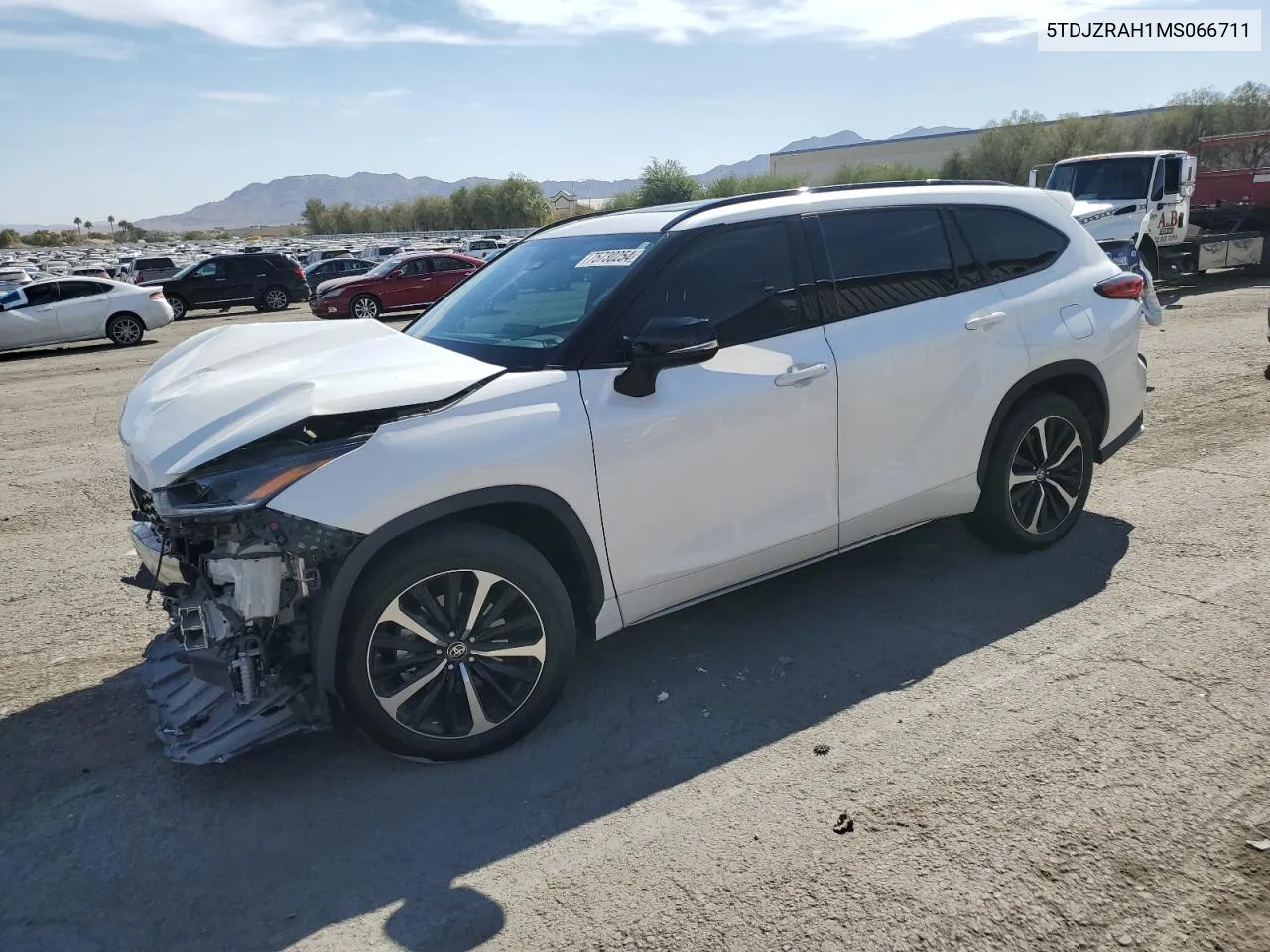 2021 Toyota Highlander Xse VIN: 5TDJZRAH1MS066711 Lot: 75730254