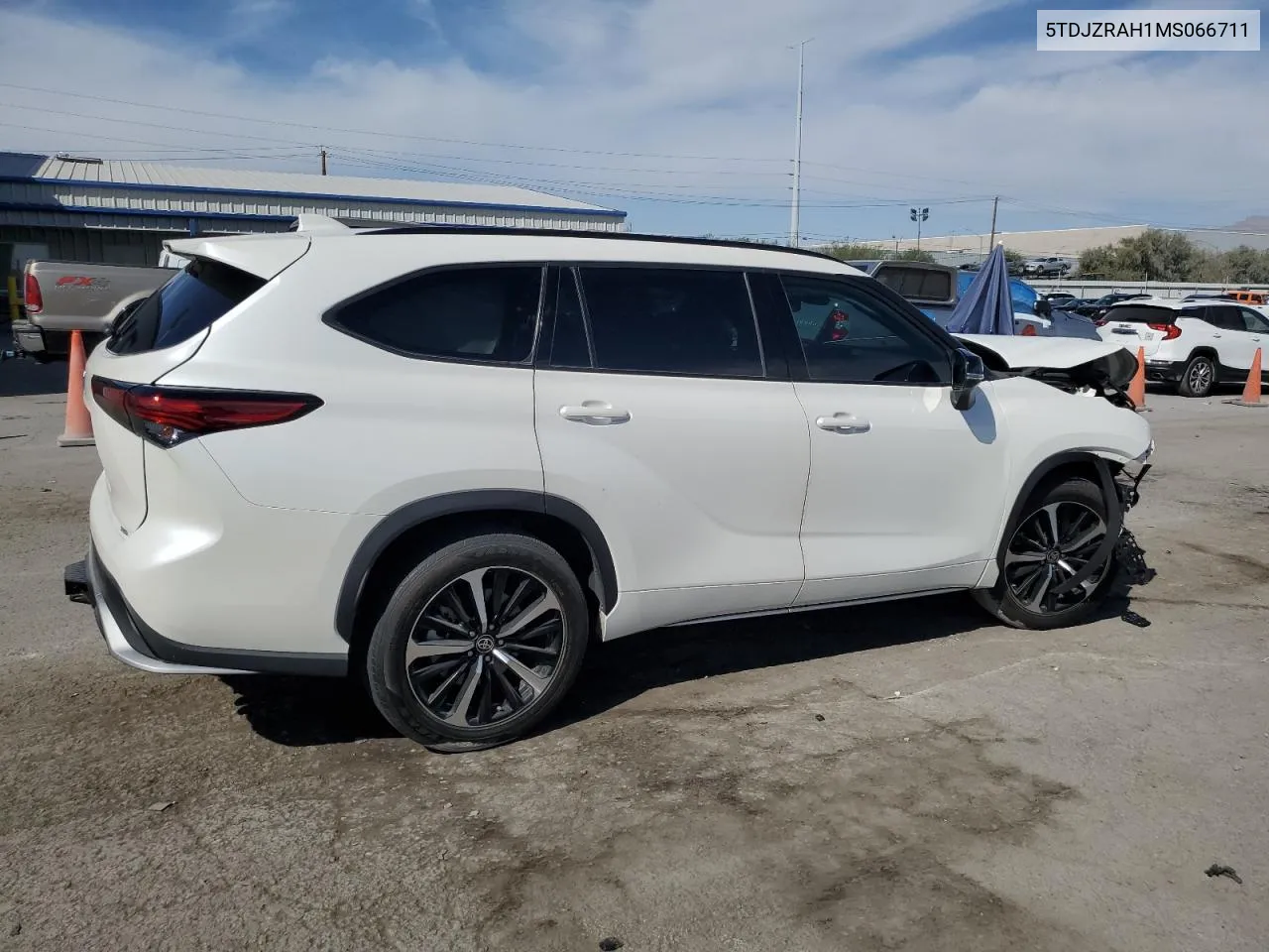 2021 Toyota Highlander Xse VIN: 5TDJZRAH1MS066711 Lot: 75730254