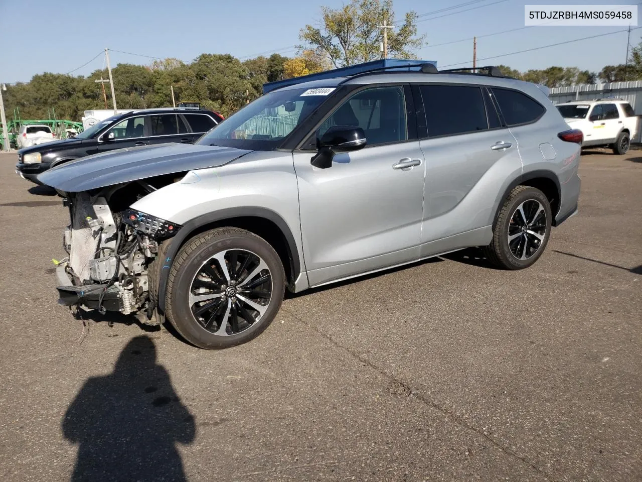 2021 Toyota Highlander Xse VIN: 5TDJZRBH4MS059458 Lot: 75903444