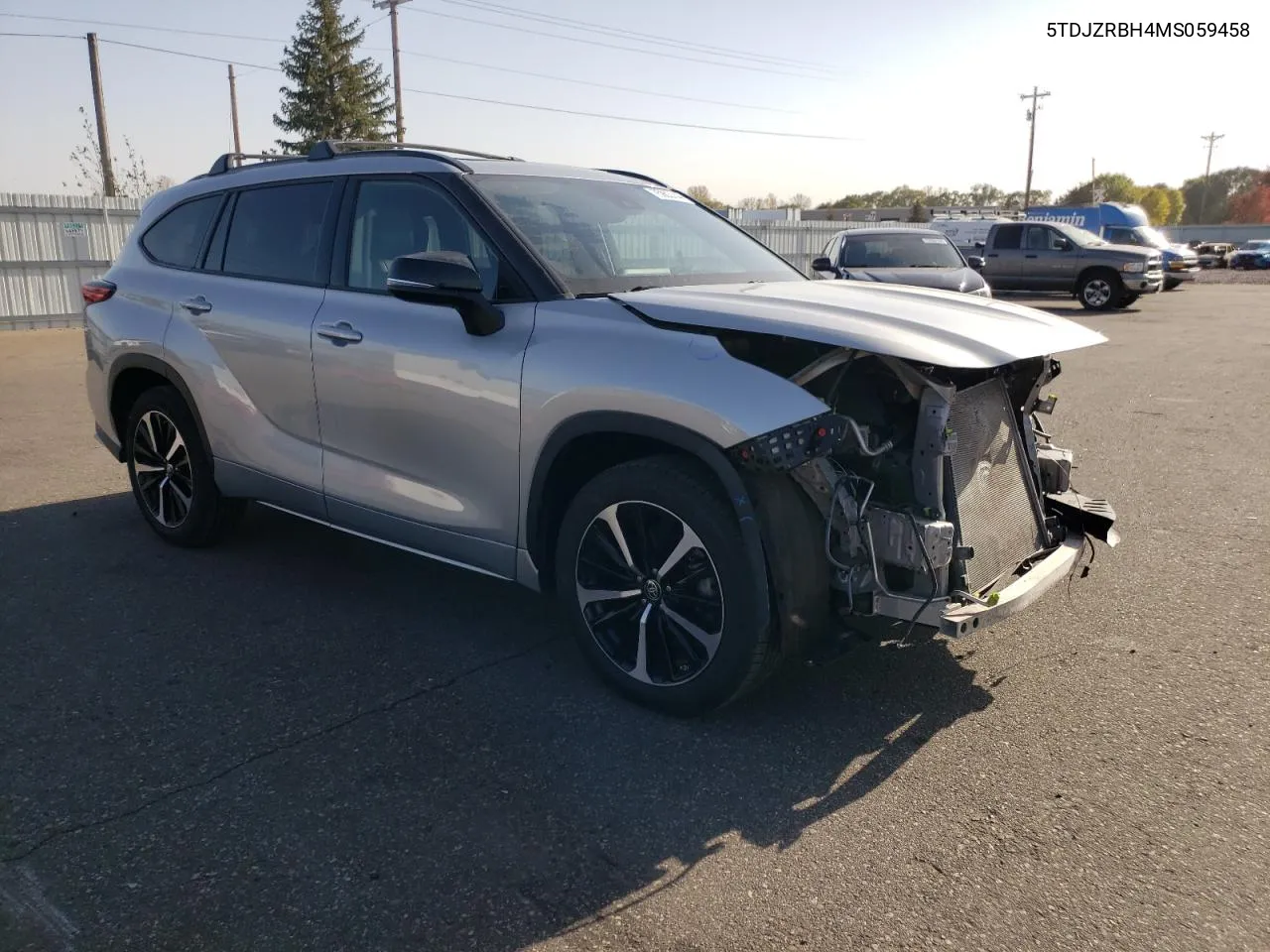 2021 Toyota Highlander Xse VIN: 5TDJZRBH4MS059458 Lot: 75903444