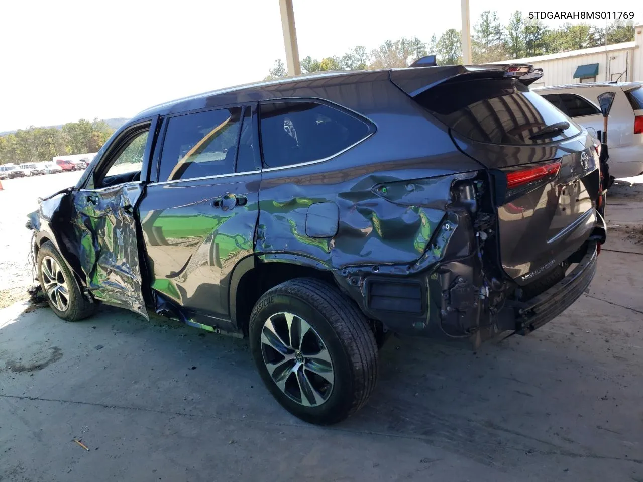 2021 Toyota Highlander Hybrid Xle VIN: 5TDGARAH8MS011769 Lot: 76082234