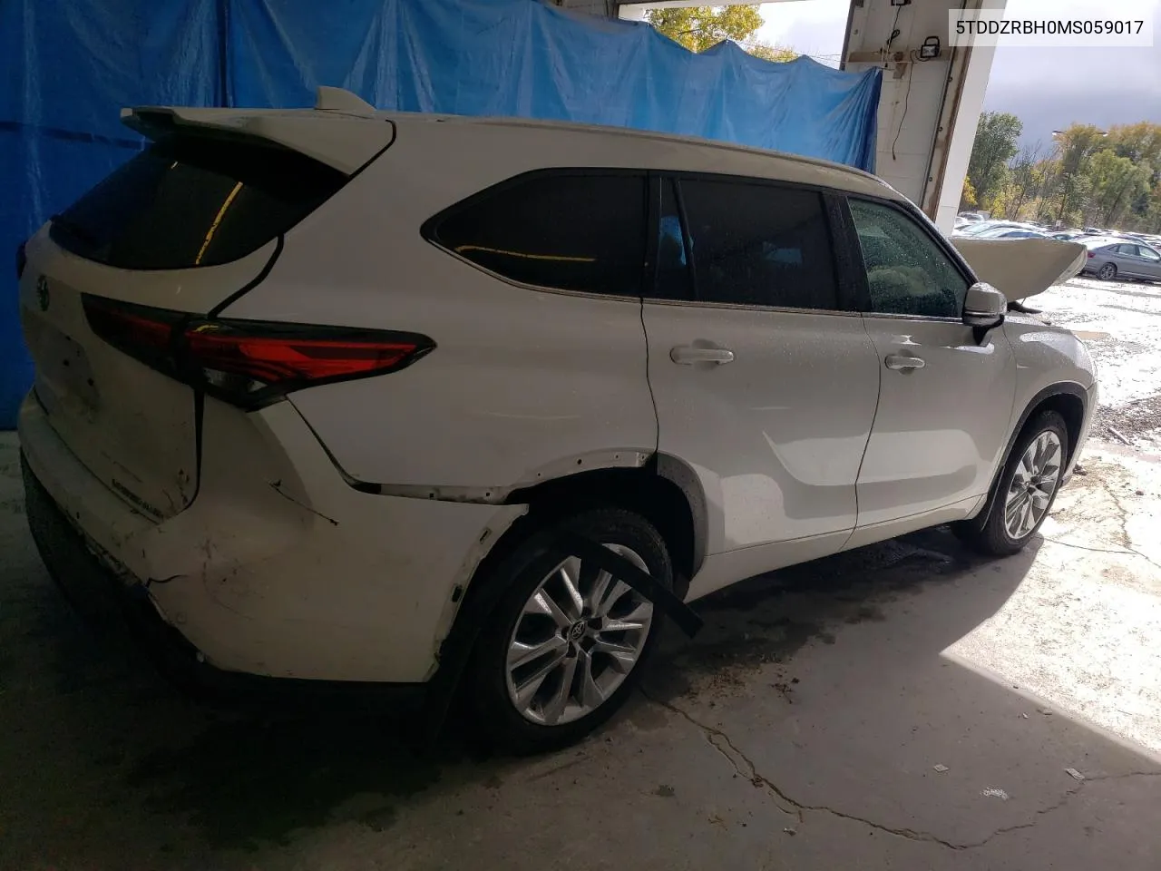 2021 Toyota Highlander Limited VIN: 5TDDZRBH0MS059017 Lot: 76231594