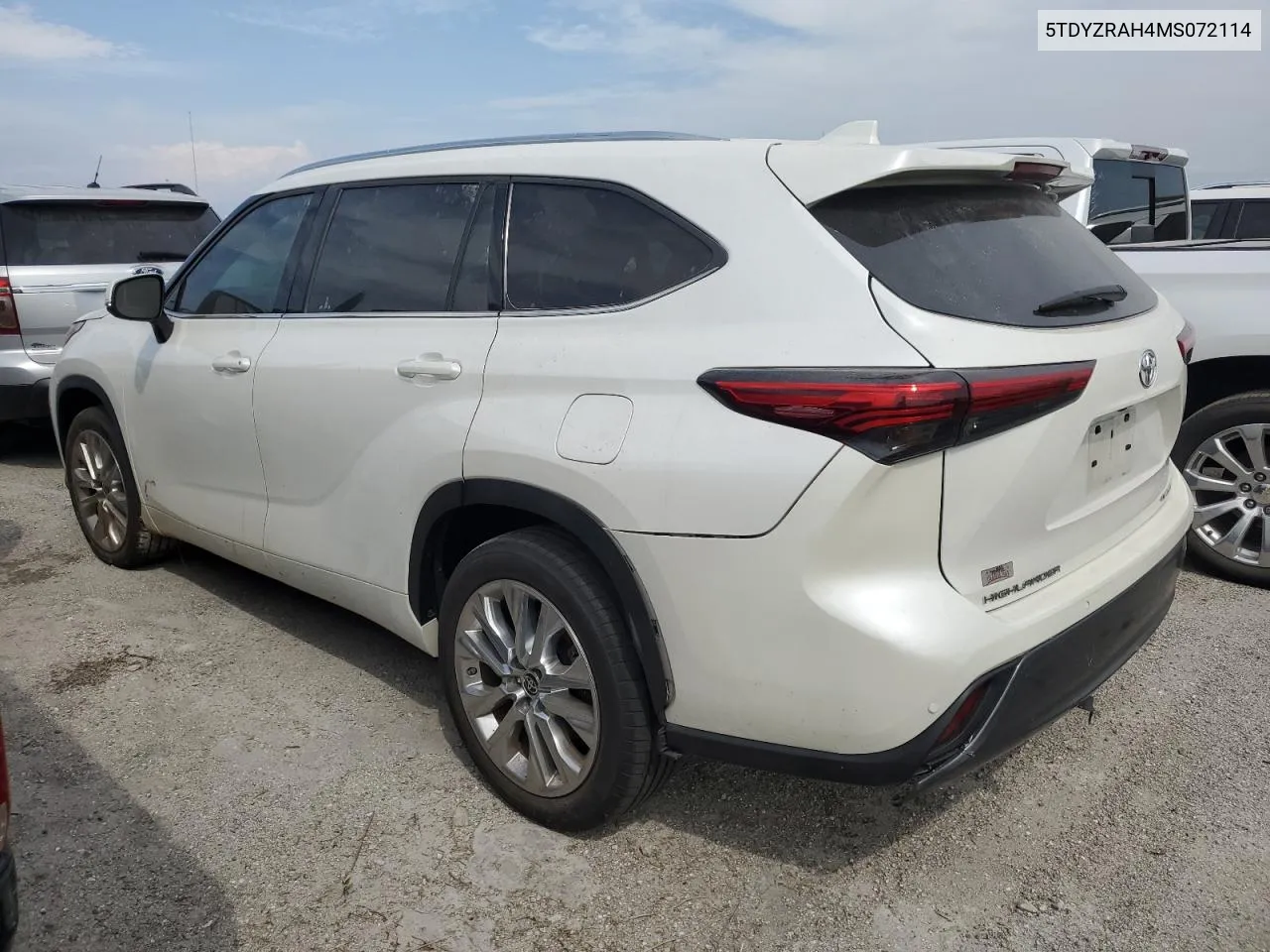 2021 Toyota Highlander Limited VIN: 5TDYZRAH4MS072114 Lot: 76262694