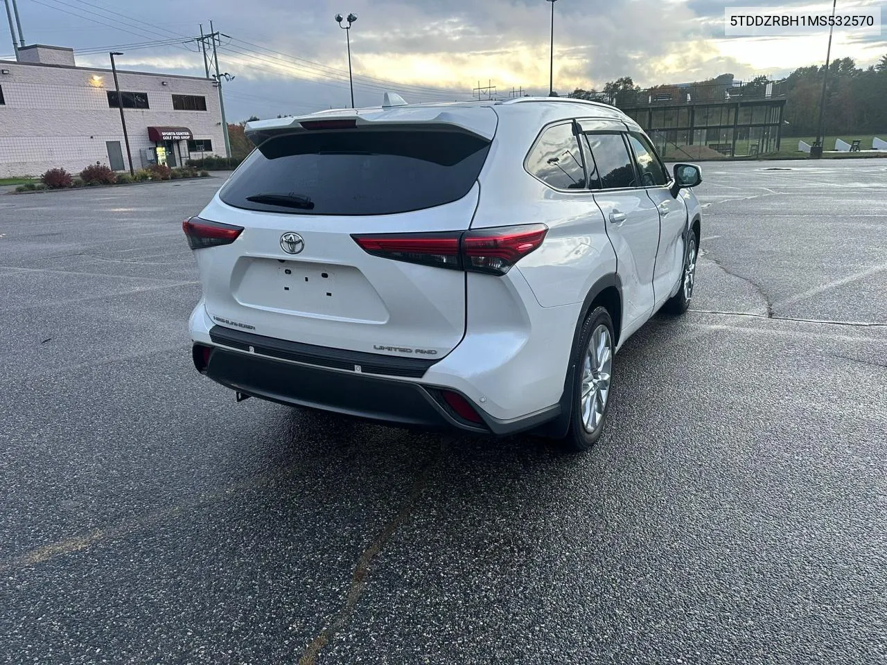 2021 Toyota Highlander Limited VIN: 5TDDZRBH1MS532570 Lot: 76411414