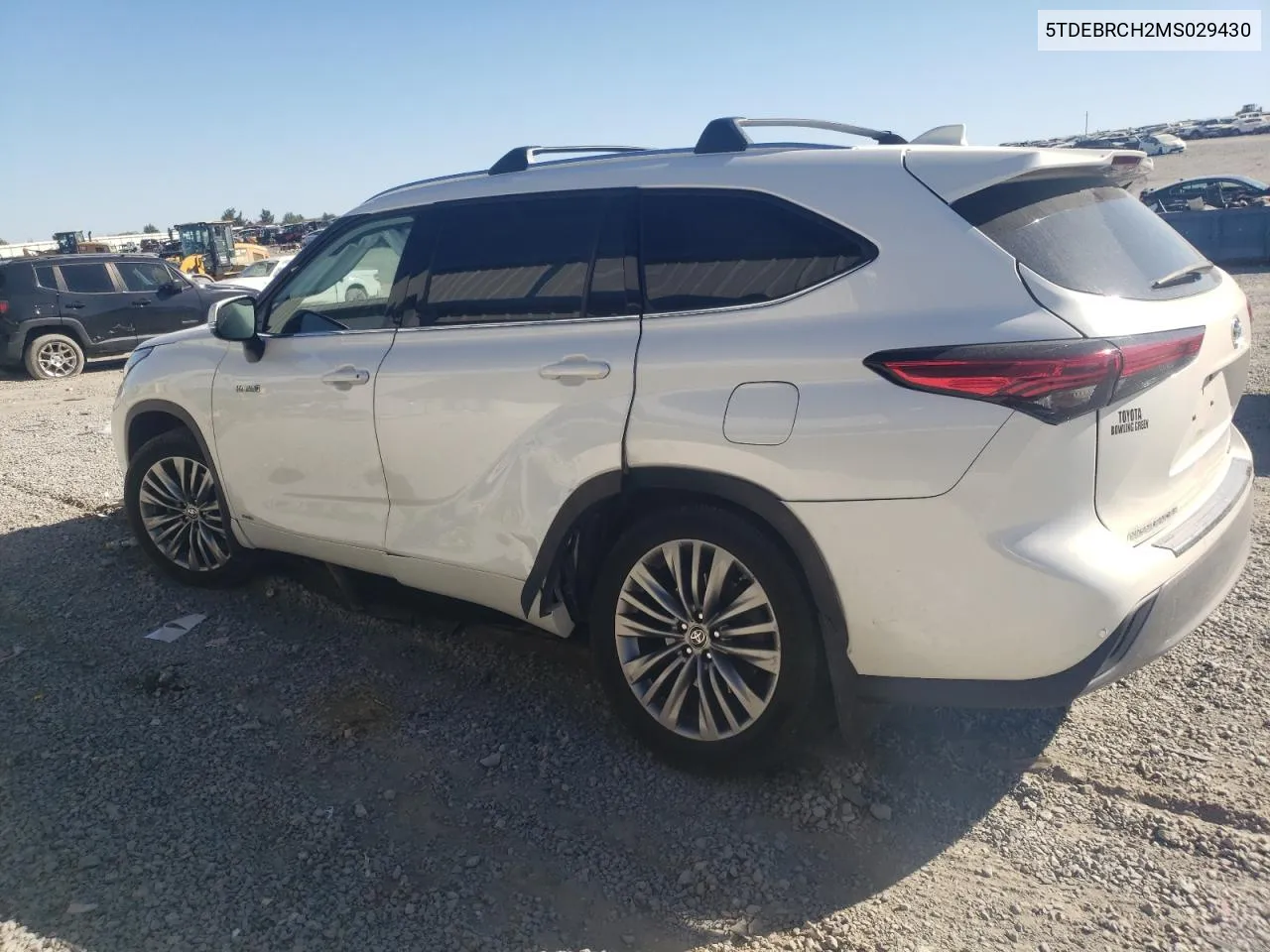 2021 Toyota Highlander Hybrid Platinum VIN: 5TDEBRCH2MS029430 Lot: 76557974