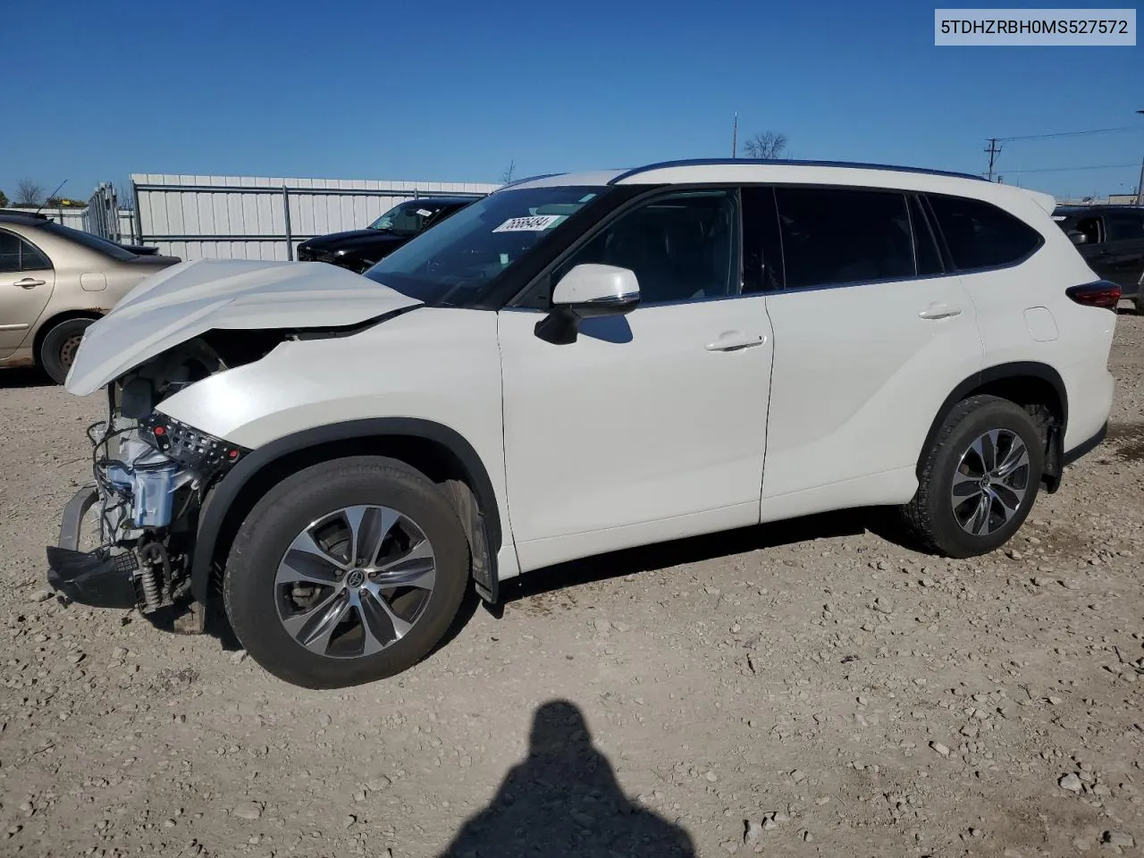 5TDHZRBH0MS527572 2021 Toyota Highlander Xle