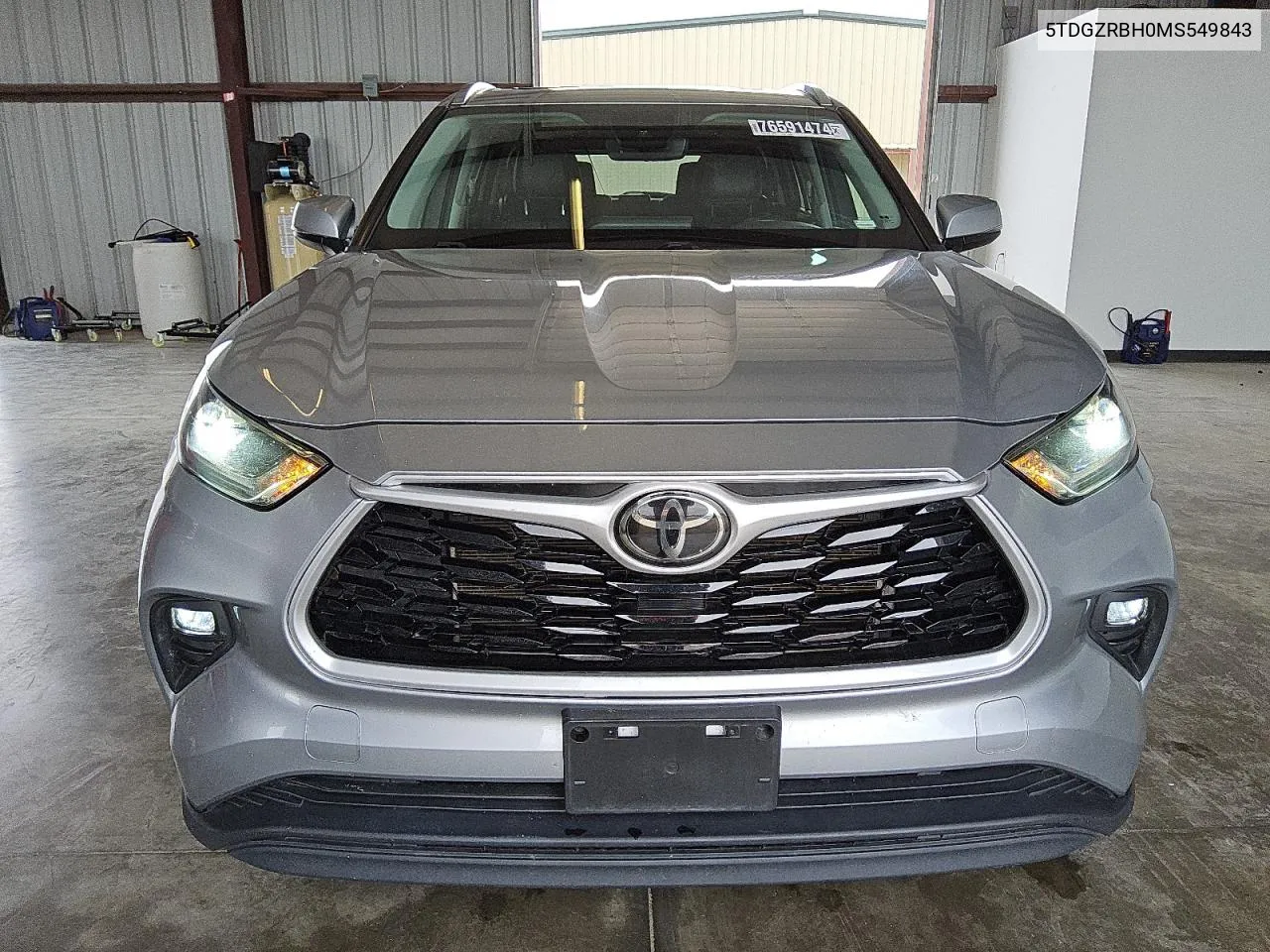 2021 Toyota Highlander Xle VIN: 5TDGZRBH0MS549843 Lot: 76591474