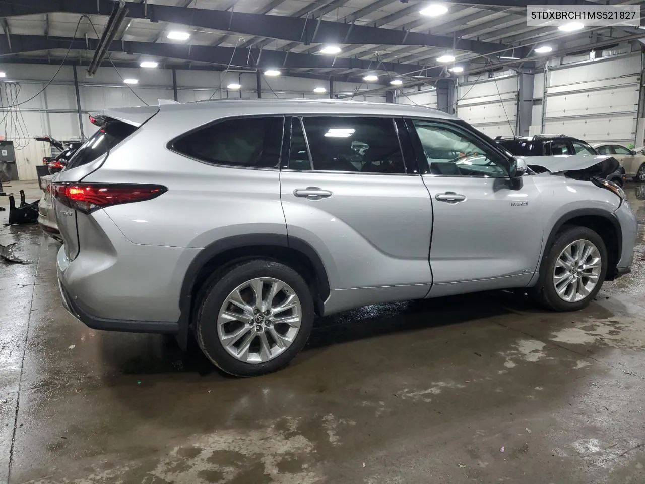 2021 Toyota Highlander Hybrid Limited VIN: 5TDXBRCH1MS521827 Lot: 76693174