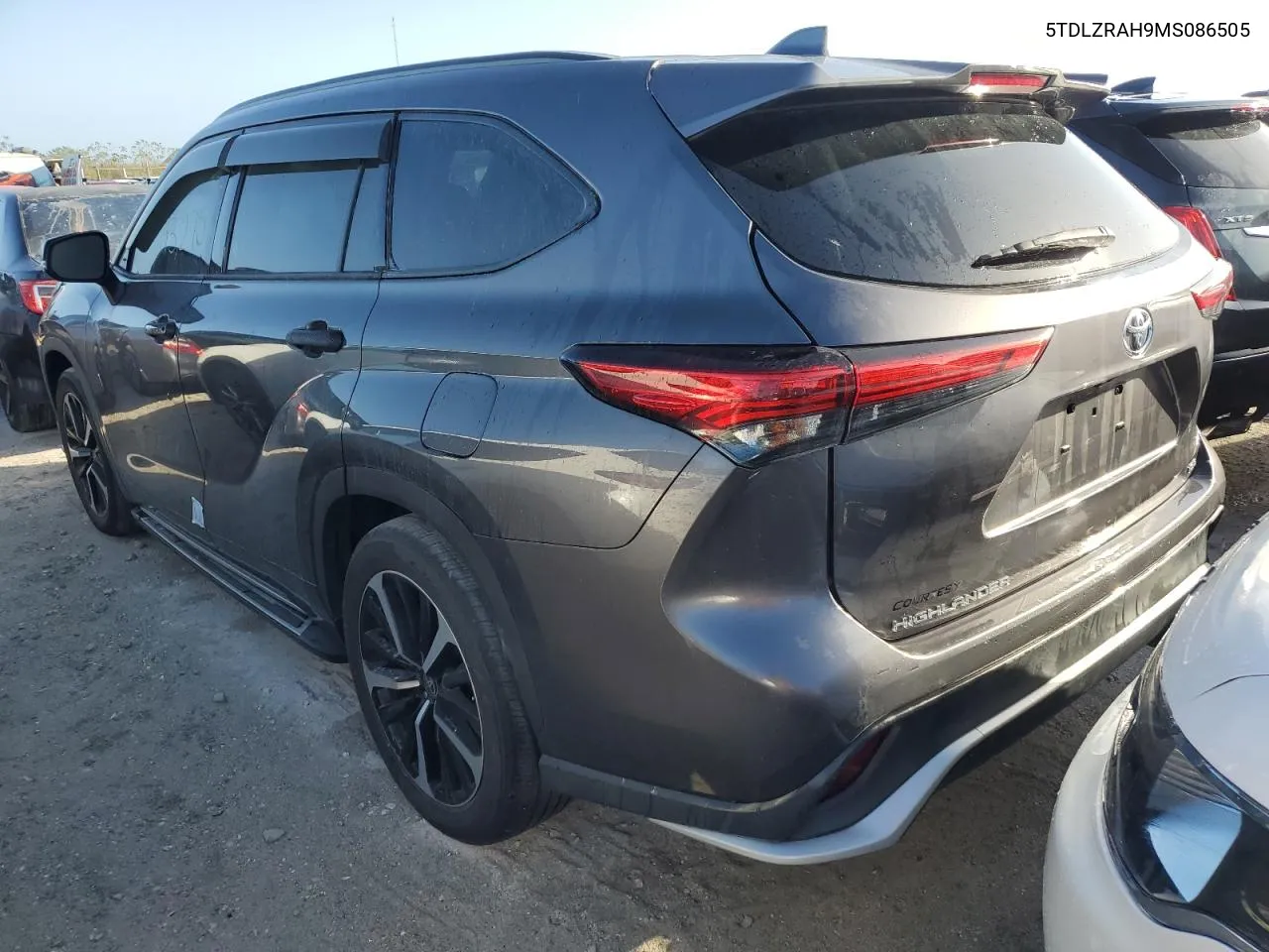 2021 Toyota Highlander Xse VIN: 5TDLZRAH9MS086505 Lot: 77017654