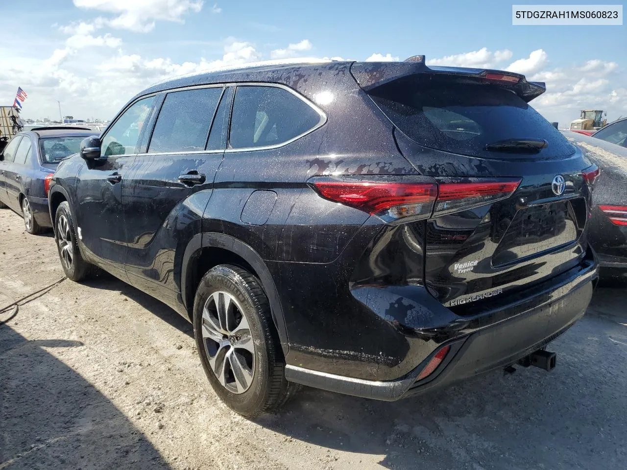 2021 Toyota Highlander Xle VIN: 5TDGZRAH1MS060823 Lot: 77590254