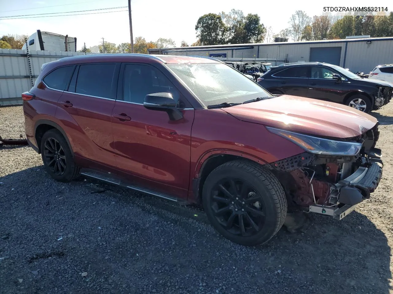 2021 Toyota Highlander Xle VIN: 5TDGZRAHXMS532114 Lot: 78063974