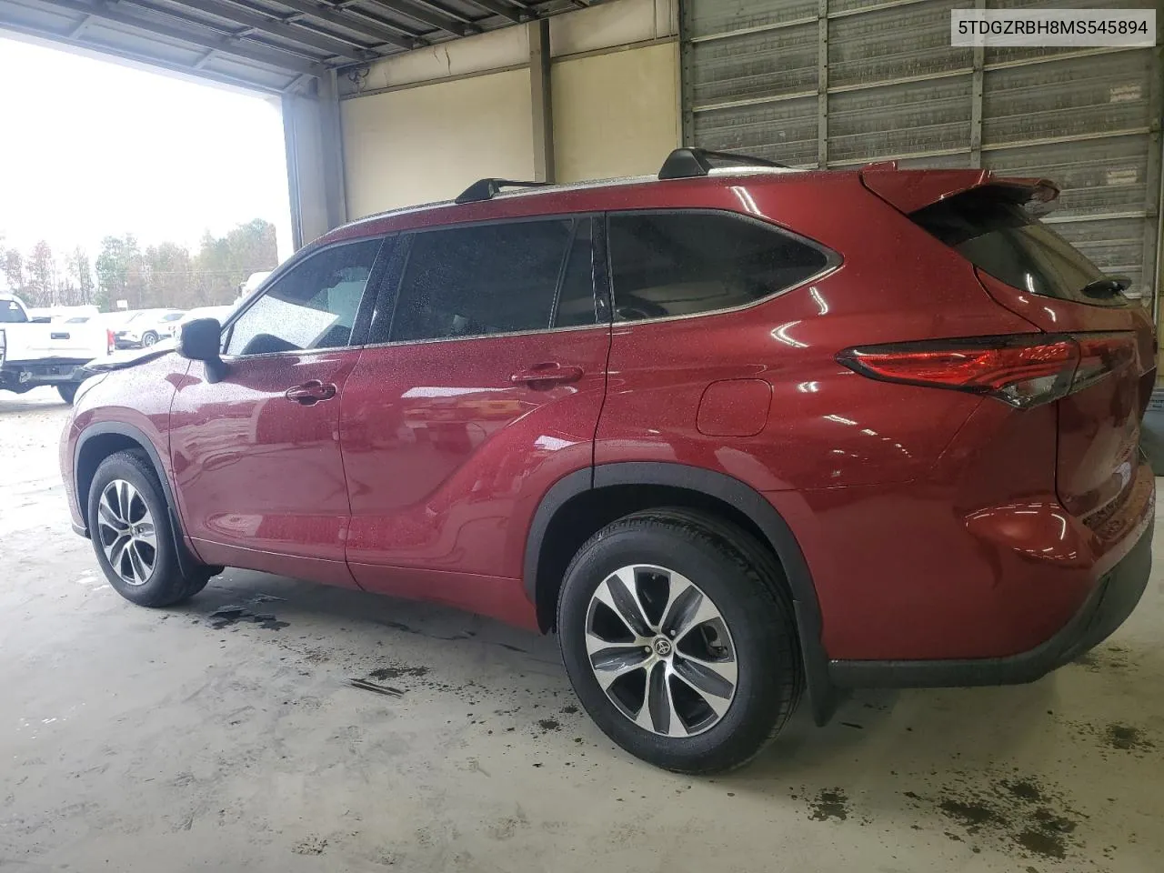 2021 Toyota Highlander Xle VIN: 5TDGZRBH8MS545894 Lot: 78185044