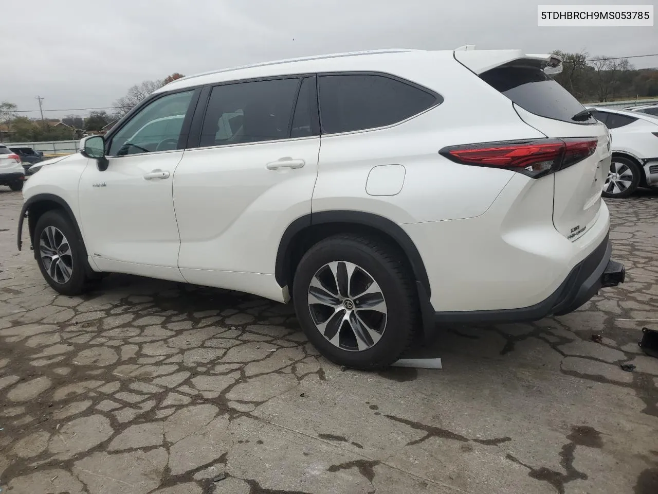 2021 Toyota Highlander Hybrid Xle VIN: 5TDHBRCH9MS053785 Lot: 78598284