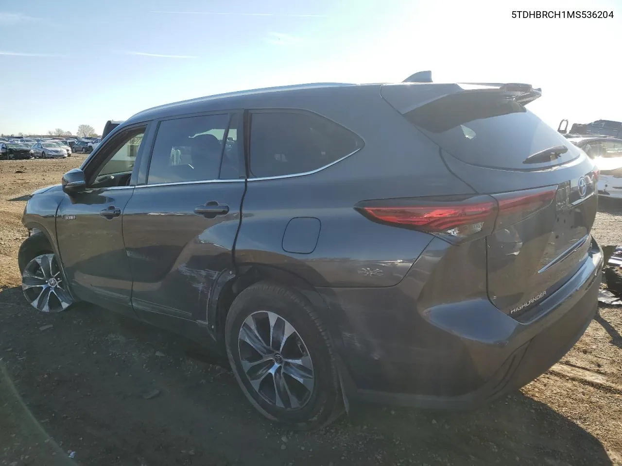 2021 Toyota Highlander Hybrid Xle VIN: 5TDHBRCH1MS536204 Lot: 79643754