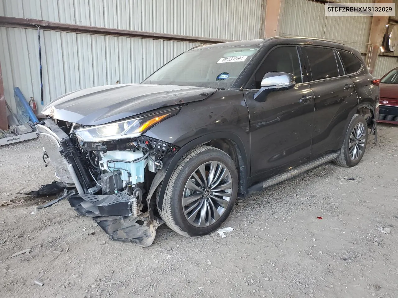 5TDFZRBHXMS132029 2021 Toyota Highlander Platinum