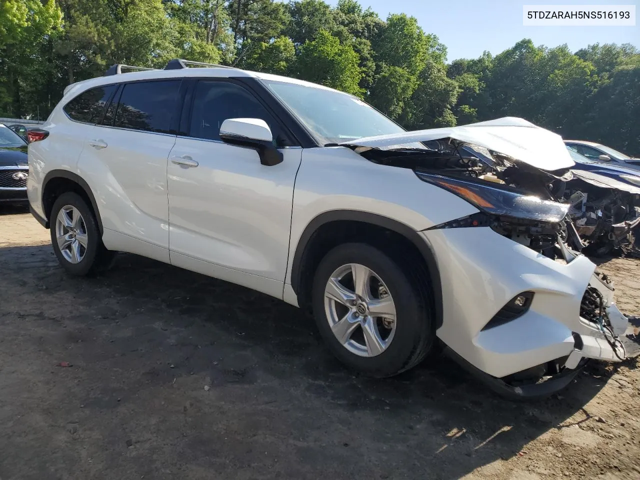 5TDZARAH5NS516193 2022 Toyota Highlander Hybrid Le