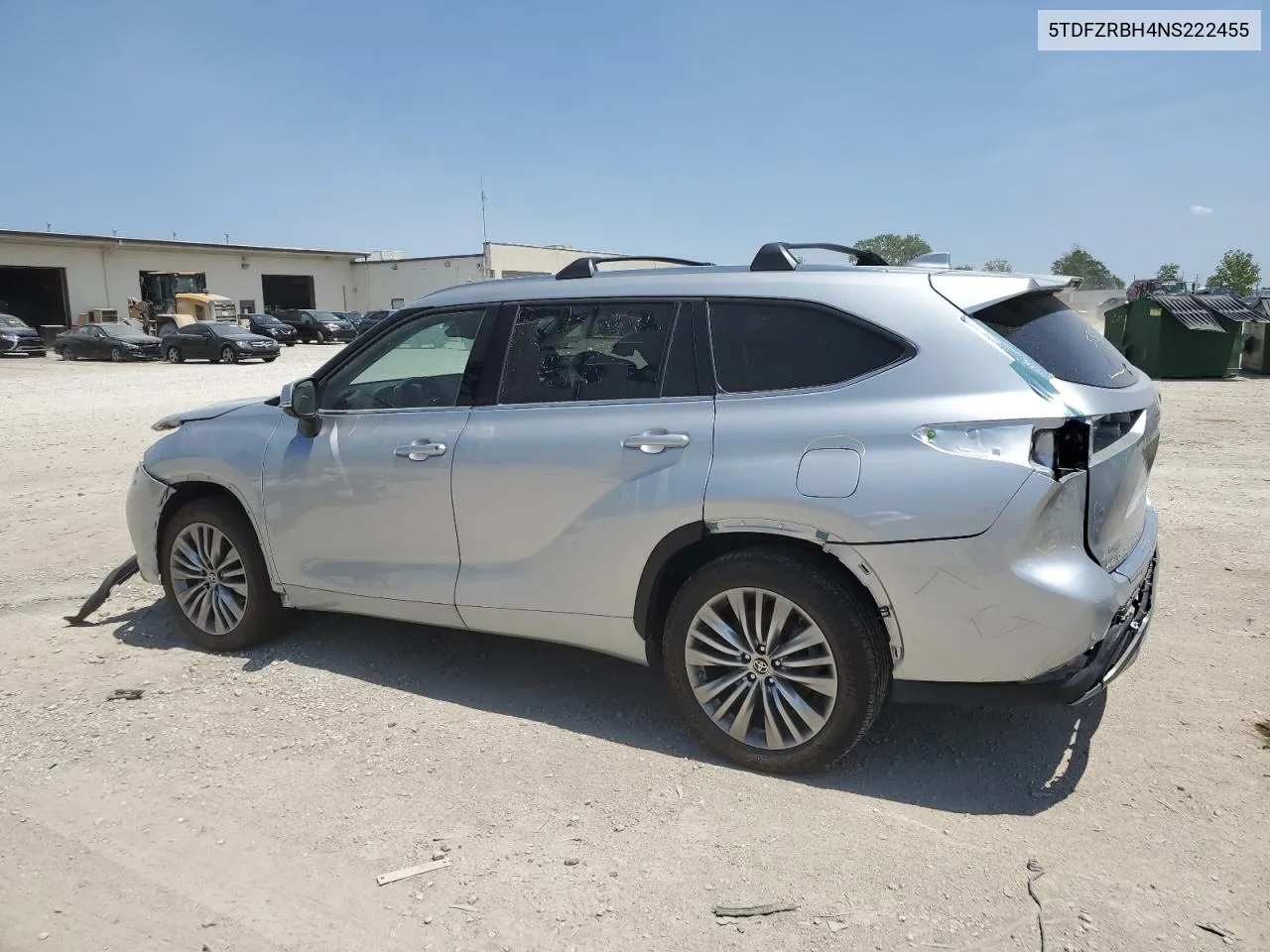 5TDFZRBH4NS222455 2022 Toyota Highlander Platinum