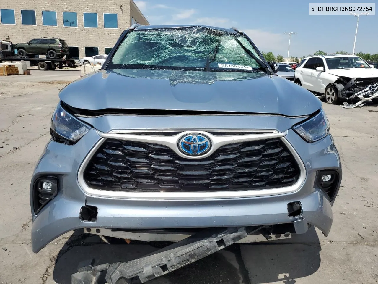 5TDHBRCH3NS072754 2022 Toyota Highlander Hybrid Xle